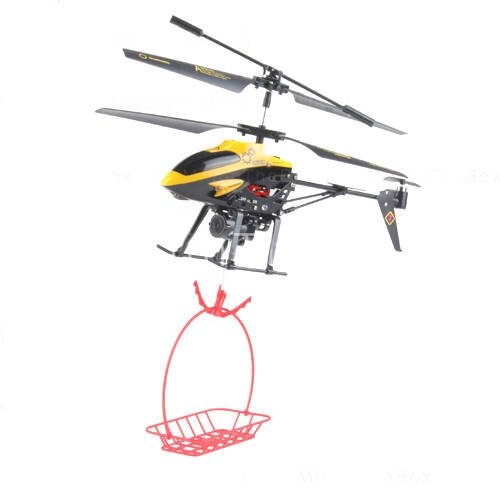 WL toys Радиоуправляемый вертолет WL toys с подъемным краном - V388