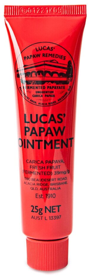 Бальзам для губ, Lucas Papaw Ointment 25 гр.