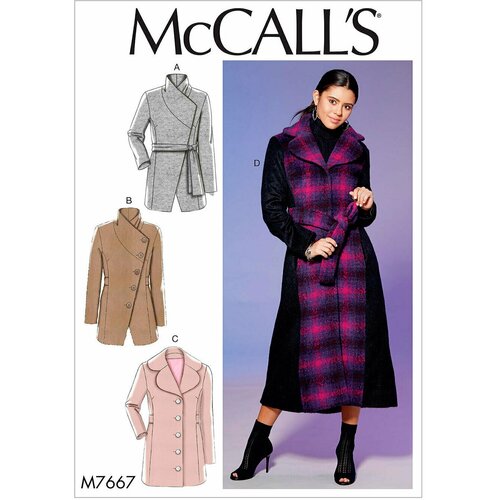 Выкройка McCall's №7667 Пальто