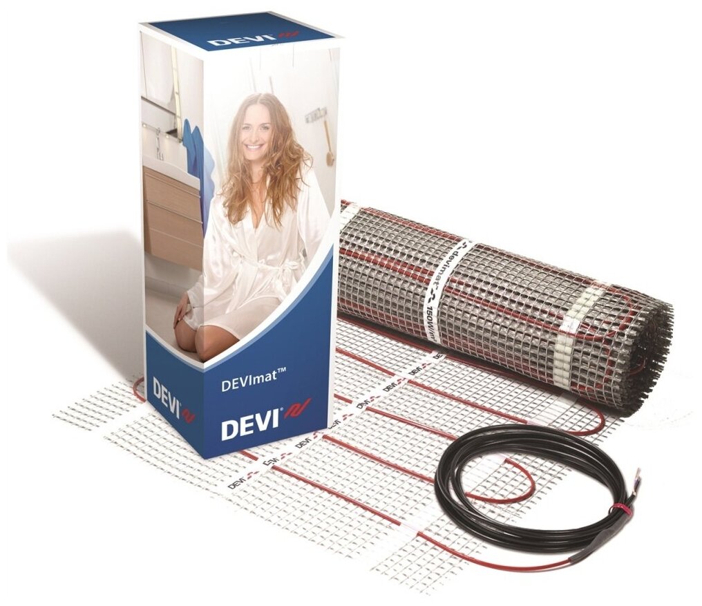 Теплый пол Devi mat DTIR-150 0,5x24 м 12м2