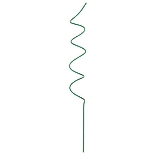 Кустодержатель для цветов, d = 5 см, h = 50 см, металл, зелёный, «Спираль»(10 шт.) кустодержатель для цветов d 5 см h 50 см металл зелёный спираль