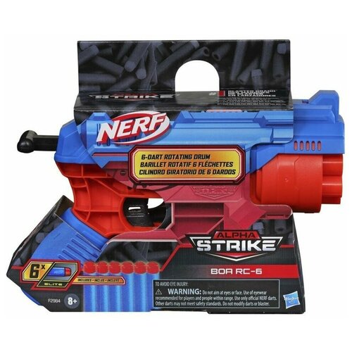 Nerf Бластер Alpha Strike Boa RC-6 E2984 нерф зомби страйк 12 стрел b3861eu6