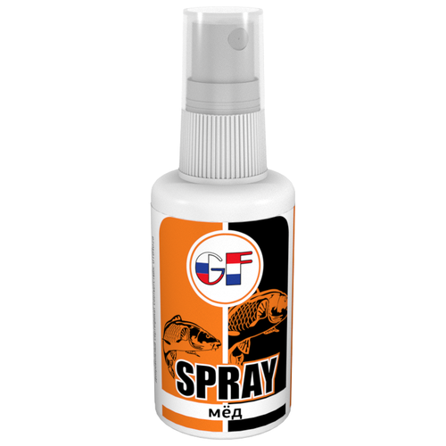 GF Spray Мёд, 50 г, 50 мл, мед ароматизатор спрей gf белая рыба анисовый 0 050л