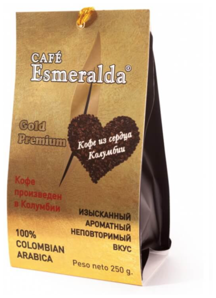 Кофе Эсмеральда Голд Премиум 250 грамм зерно