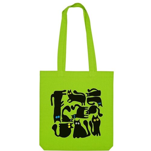 фото Сумка шоппер us basic, зеленый