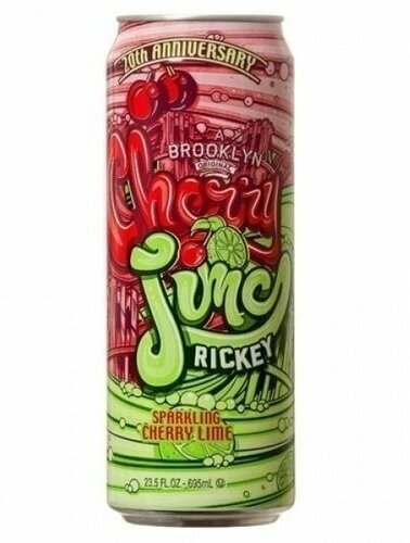 AriZona Напиток безалкогольный газированный Rickey Cherry Lime, 0.695л - фотография № 4