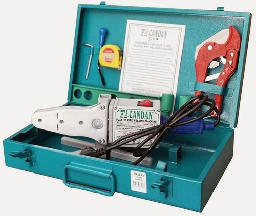 Изображение товара Сварочный аппарат CANDAN CM-06, мечевидный нагреватель, IP44, 1500Вт, 2 насадки, 20-40мм