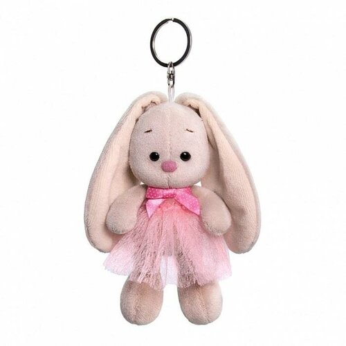 фото Мягкая игрушка-брелок "зайка ми в розовой юбке и с бантиком", 14 см