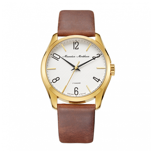 Наручные часы Mikhail Moskvin, золотой, коричневый