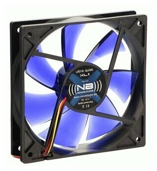 Вентилятор 120x120x25 NoiseBlocker BlackSilentFan ultra quiet XL-2 1500rpm