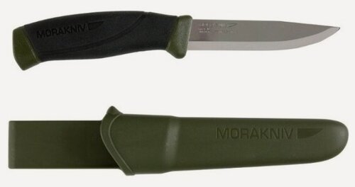 Изображение товара Нож туристический Morakniv Companion MG (C), углеродистая сталь, цвет хаки