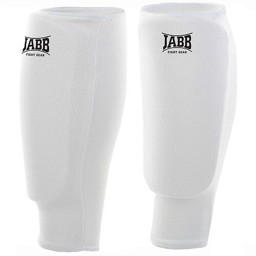 Защита голени для единоборств щитки для ног Jabb J780 белый M