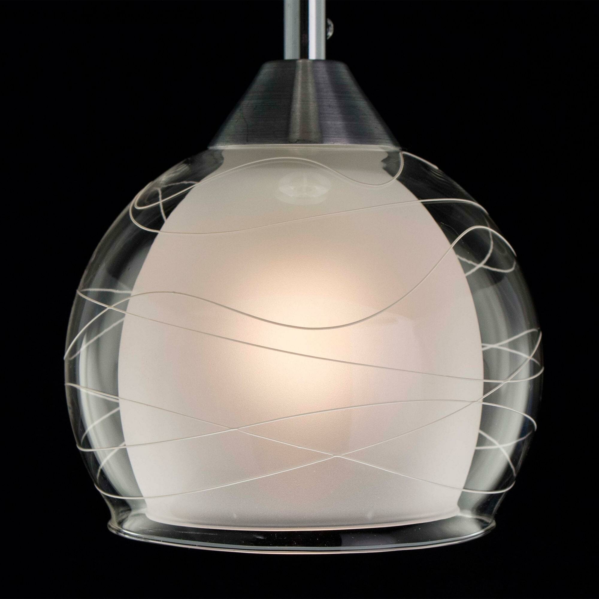 Светильник Citilux Буги CL157112, E27, 75 Вт, кол-во ламп: 1 шт., цвет: хром
