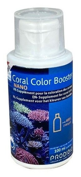 Coral Color Booster Nano добавка для улучшения цвета кораллов, 100мл - фотография № 2