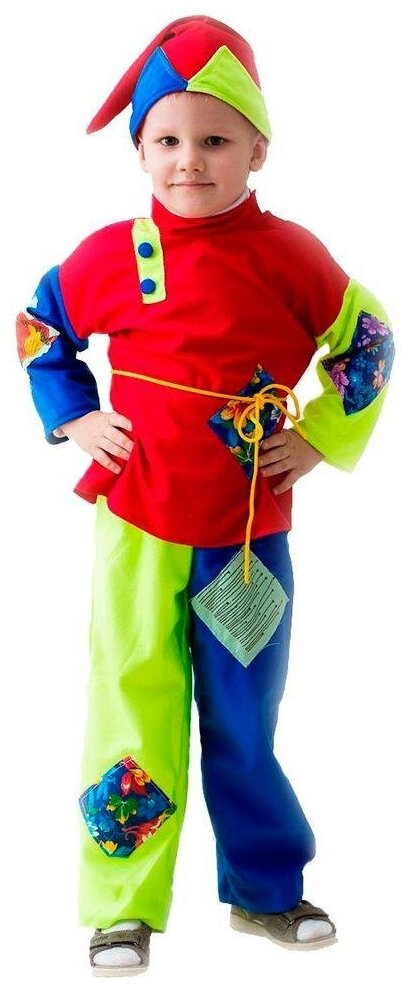Карнавальный костюм скоморох, 5-7 лет, Бока 2219-бока