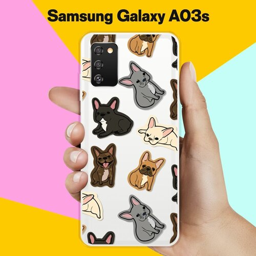 защитный чехол для samsung galaxy a03s накладка бампер с защитой камеры luxo на самсунг галакси а03с Силиконовый чехол на Samsung Galaxy A03s Французы / для Самсунг Галакси А03с