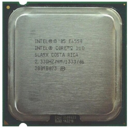 Процессор сокет 775 Intel Core2Duo E6550 2,33/4/1333 SLA9X, oem ...