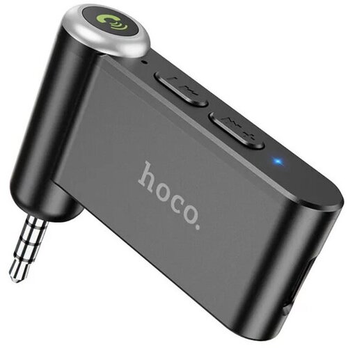 Bluetooth-приемник HOCO E58 Magic, 140 мАч, Jack 3.5мм/Bluetooth, Черный