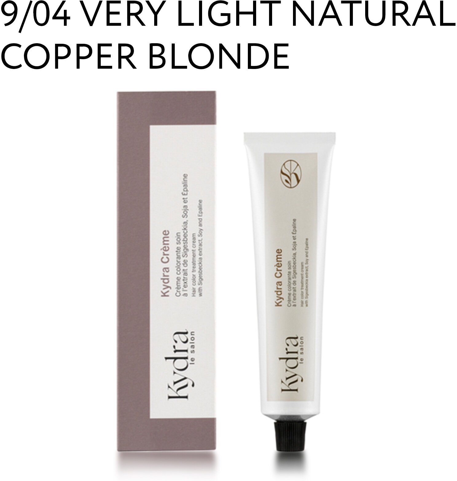  -   Kydra Creme KC1904, 9/04, Blond tres clair naturel cuivre, 60 , / 