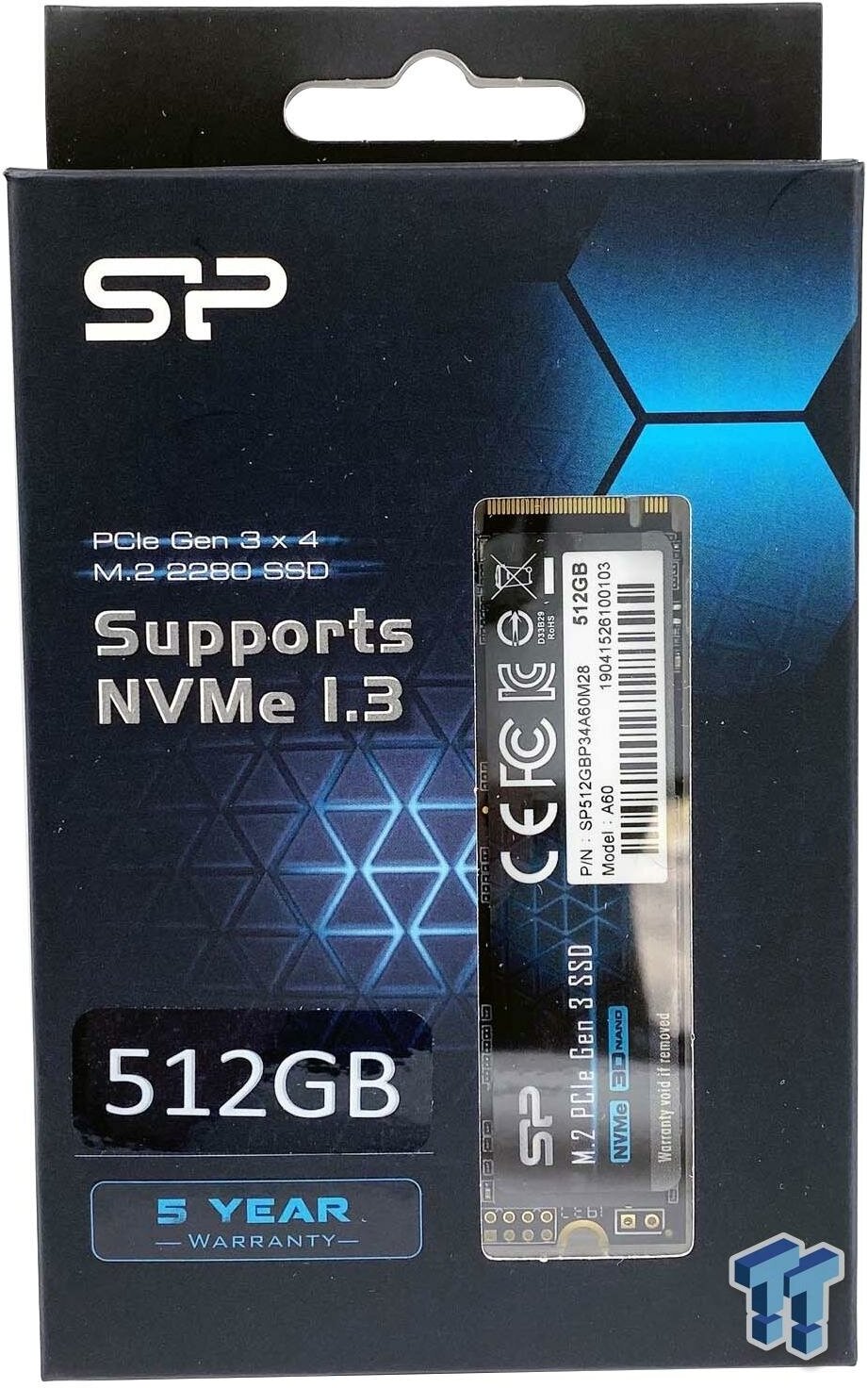 SSD накопитель SILICON POWER M-Series 512Гб, M.2 2280, PCI-E x4, NVMe - фото №6