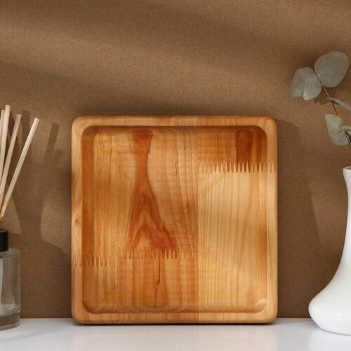 Тарелка Adelica Классика 191918 см пропитана минеральным маслом берёза 1019₽