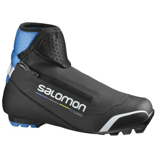 фото Лыжные ботинки salomon rc pilot, черный/синий