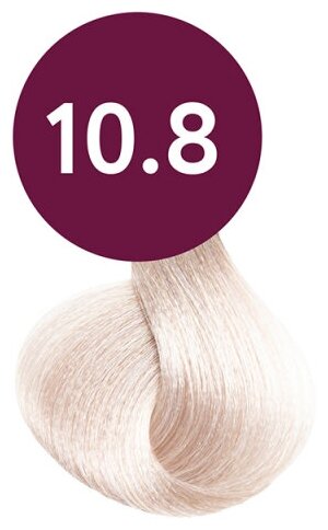 Краска для волос Ollin Professional MEGAPOLIS New безаммиачный масляный краситель 50мл, Цвет 10-8 Светлый блондин жемчужный