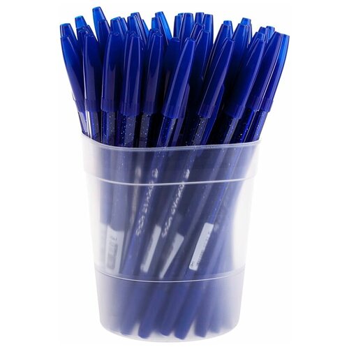 фото Стамм набор шариковых ручек южная ночь, 50 шт. (рк21), синий цвет чернил