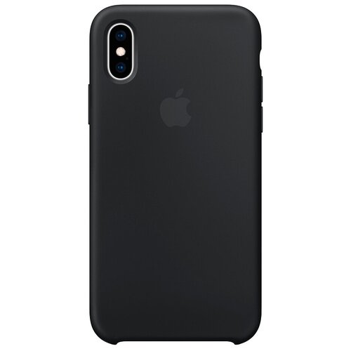 фото Чехол-накладка apple силиконовый для iphone xs черный