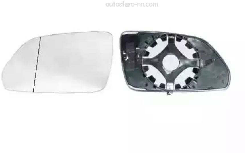 фото ALKAR 6401111 6401111_стекло зеркала левого с кроншт. асфер.\ VW Polo 05, Skoda Octavia 04