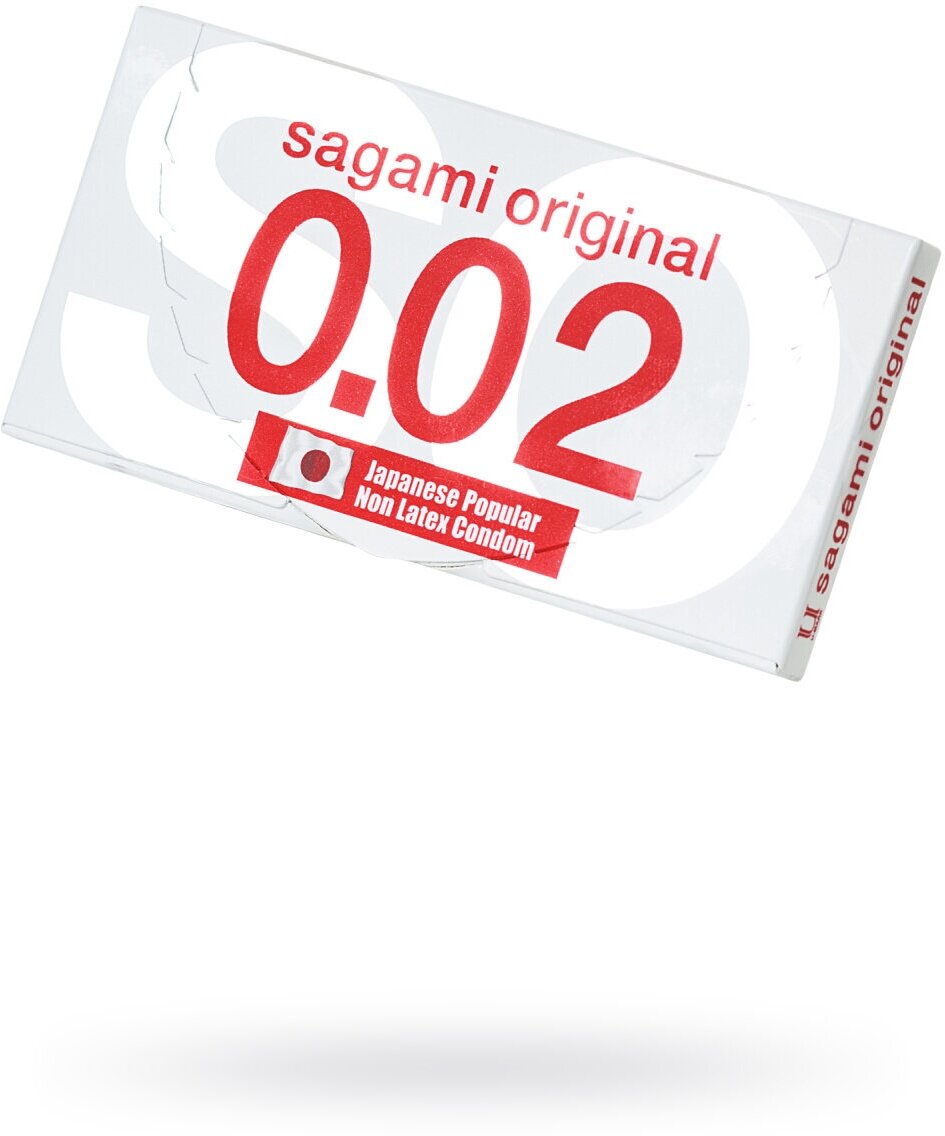 Полиуретановые презервативы Sagami Original 002 - 2 шт.