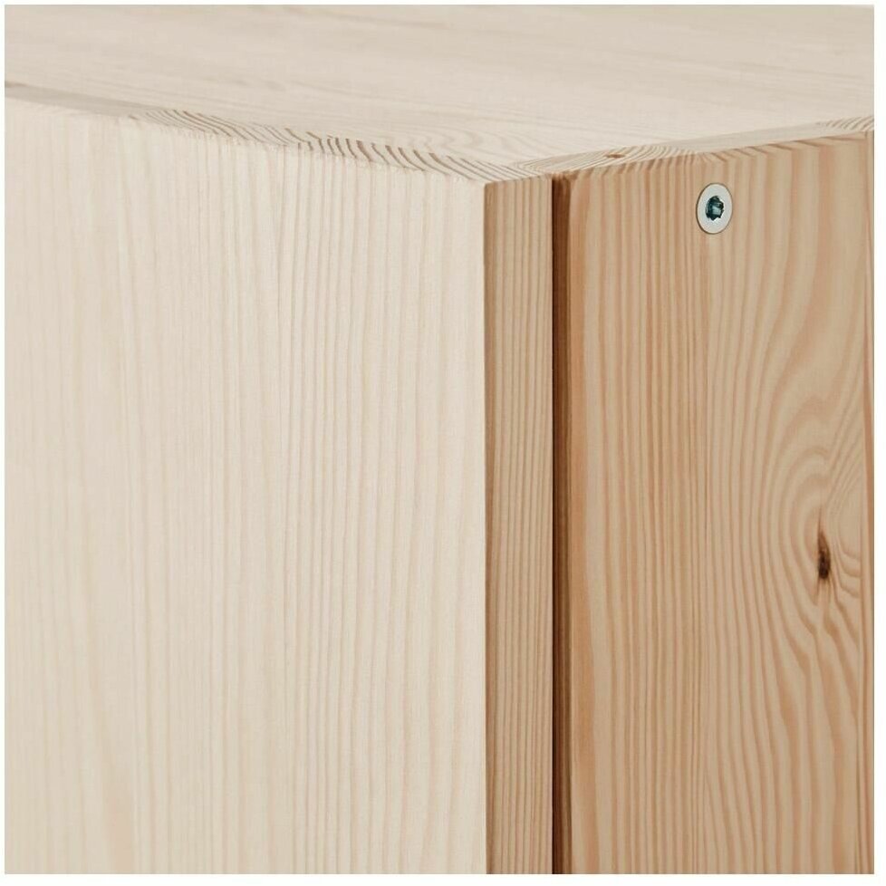 Шкаф IKEA Ivar, двухдверный, дерево, бежевый, 83х80х30 см — фото 1
