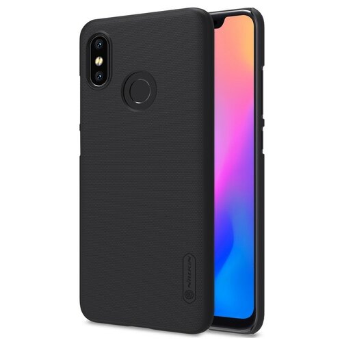 фото Накладка nillkin frosted shield xiaomi mi 8 черныи пластик