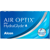 Контактные линзы Alcon Air Optix Plus HydraGlyde, 1 шт., R 8,6, D +5,5, прозрачный