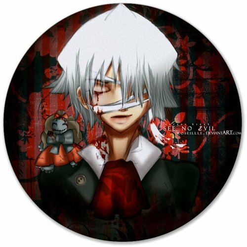 Коврик для мышки круглый Pandora Hearts printio коврик для мышки hearts