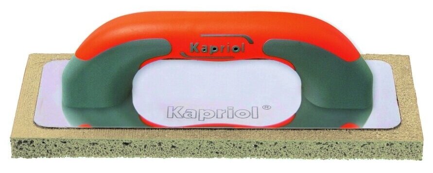 Штукатурная терка Kapriol с твердой губкой, 14x21 см, ручка Progrip 23061