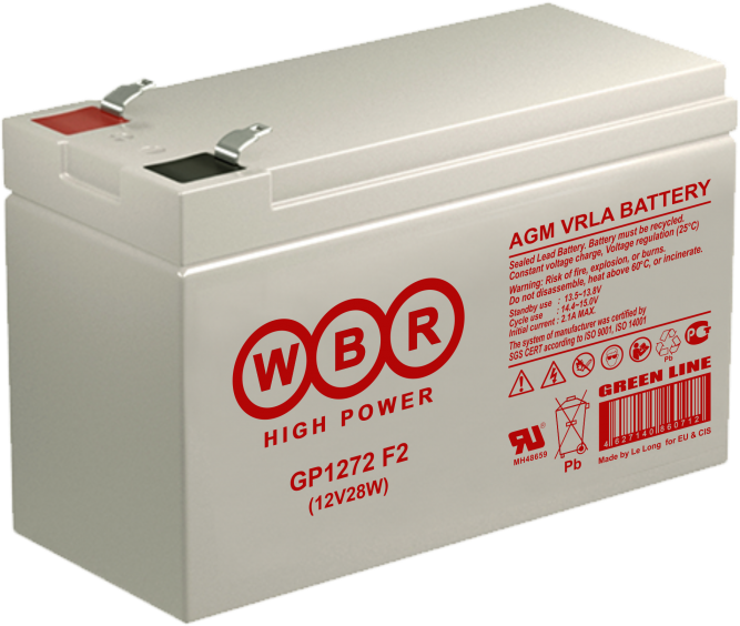 Аккумуляторная батарея WBR (GP1272(28W))