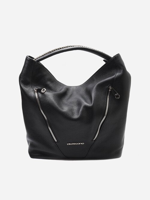 Женская сумка, DI GREGORIO, лето, цвет черный