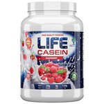 Протеиновый коктейль для набора мышечной массы Life Casein Raspberry 2LB - изображение
