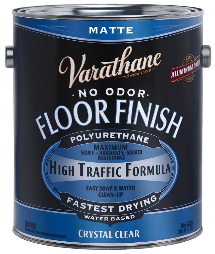 Varathane Premium Floor Finish Water Based Лак для пола на водной основе (ультра-матовый, 3,78 л)