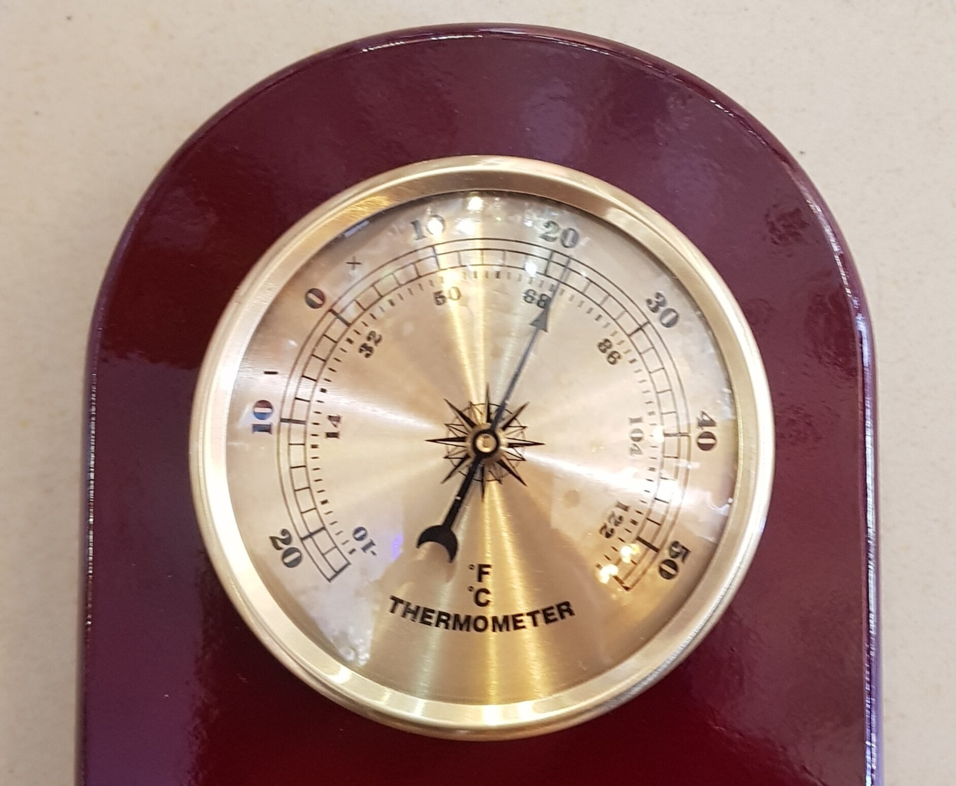 Метеостанция: термометр, гигрометр 19см - фотография № 3