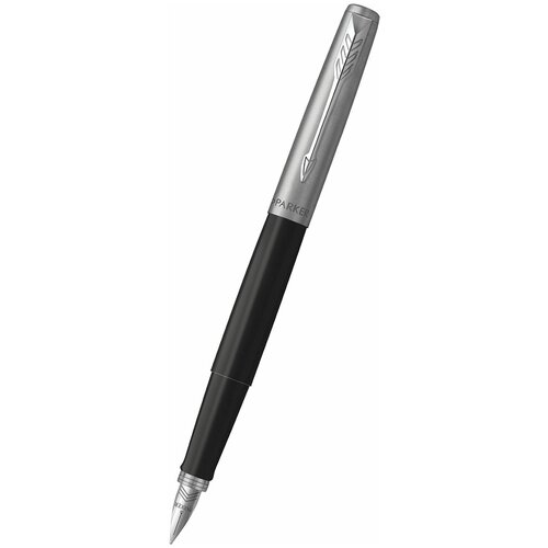 PARKER перьевая ручка Jotter Original F60 F, черный цвет чернил, 1 шт. parker jotter original bts черно серебристый