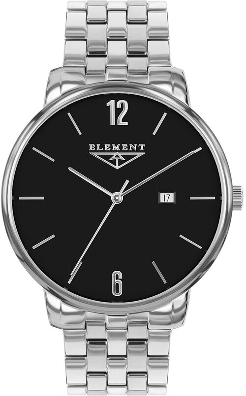 Наручные часы 33 element Basic 331721, черный, серебряный