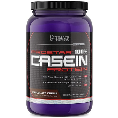 фото Prostar 100 casein protein 907 gr, 27 порции(й), шоколадный крем ultimate nutrition