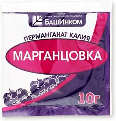 БашИнком Марганцовка Перманганат калия 40%, 10 г