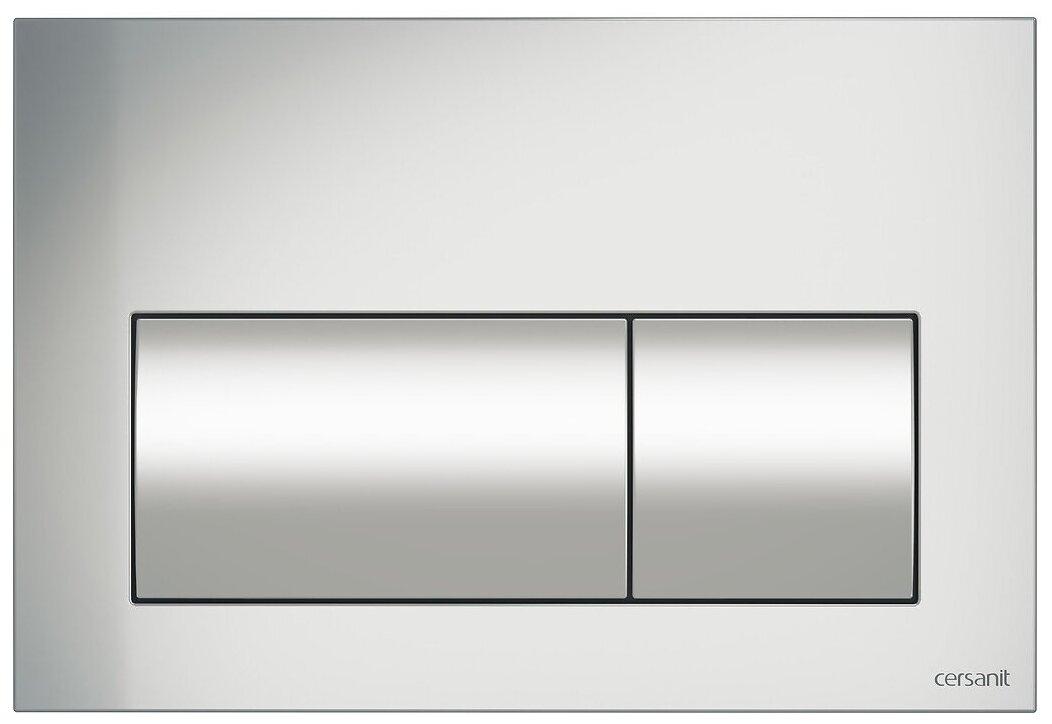 Панель смыва для инсталляции Cersanit PRESTO матовая серый хром
