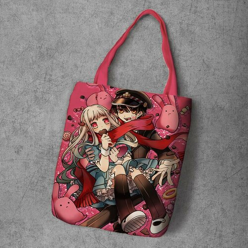 фото Сумка шоппер anime dakimakura, фактура рельефная, мультиколор