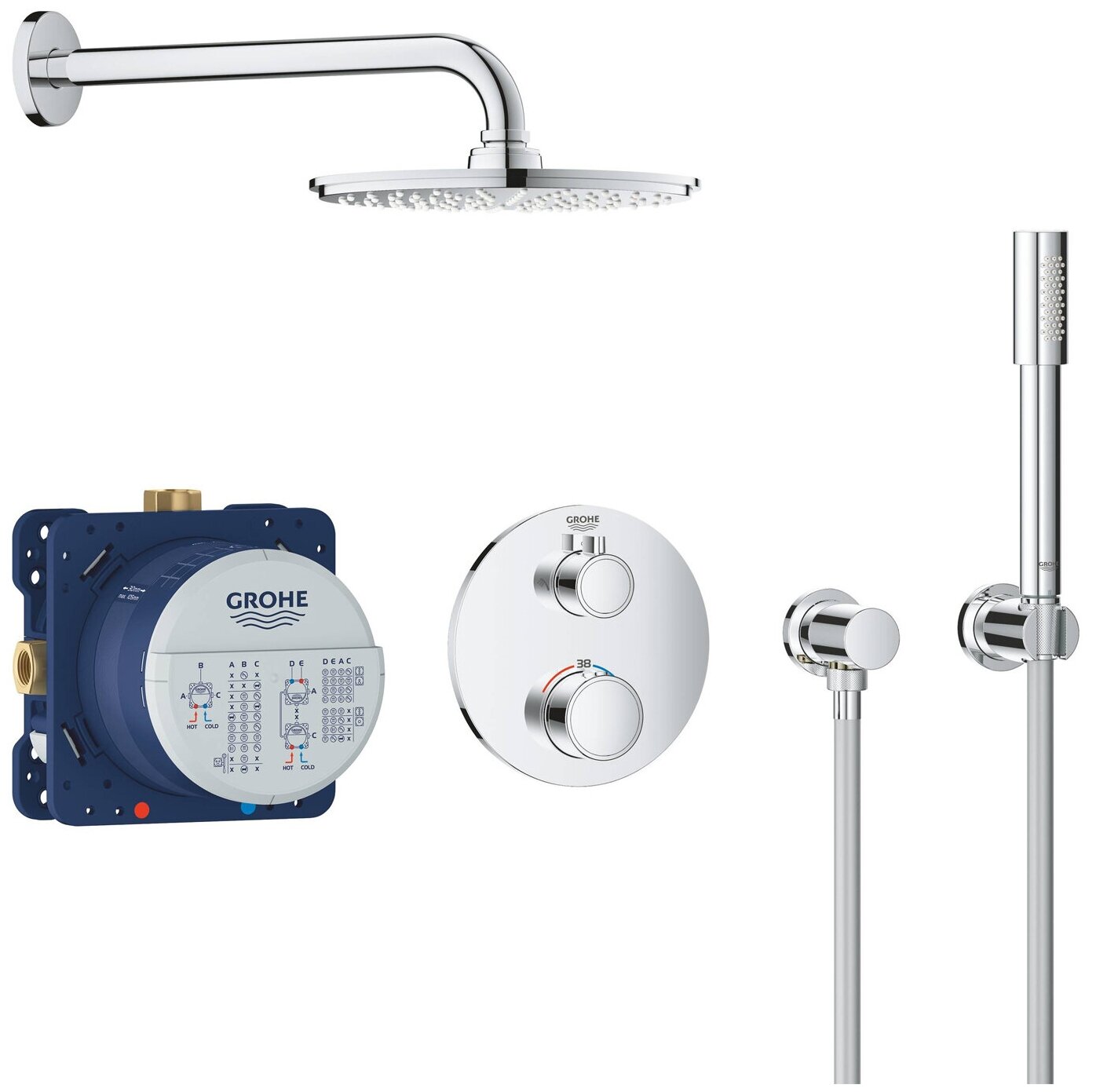 Набор для душа Grohe Grohtherm 34732000