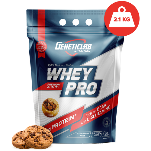 Протеин Geneticlab Nutrition Whey Pro, 2100 гр., печенье