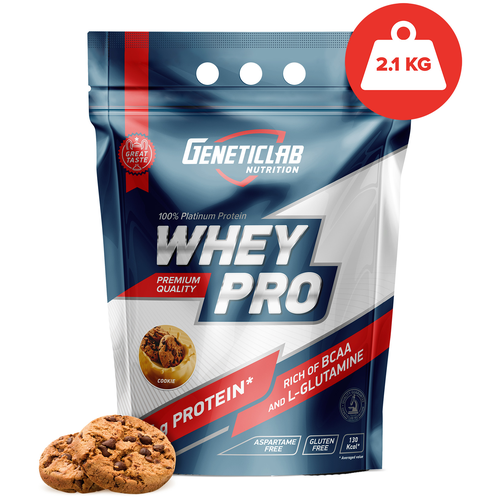 фото Протеин geneticlab nutrition whey pro, 2100 гр., печенье